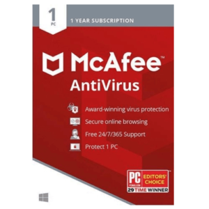 McAfee Internet Security – 1-Year / 2-Devices
